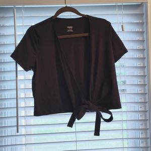 PINK Victoria's Secret Wrap Crop Top Size Large
